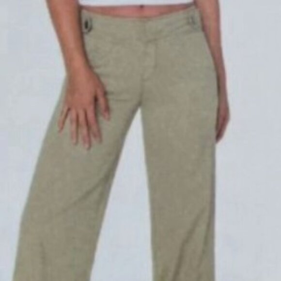 BCBGeneration Wide Leg Pants in Olive Green - Picture 2 of 8